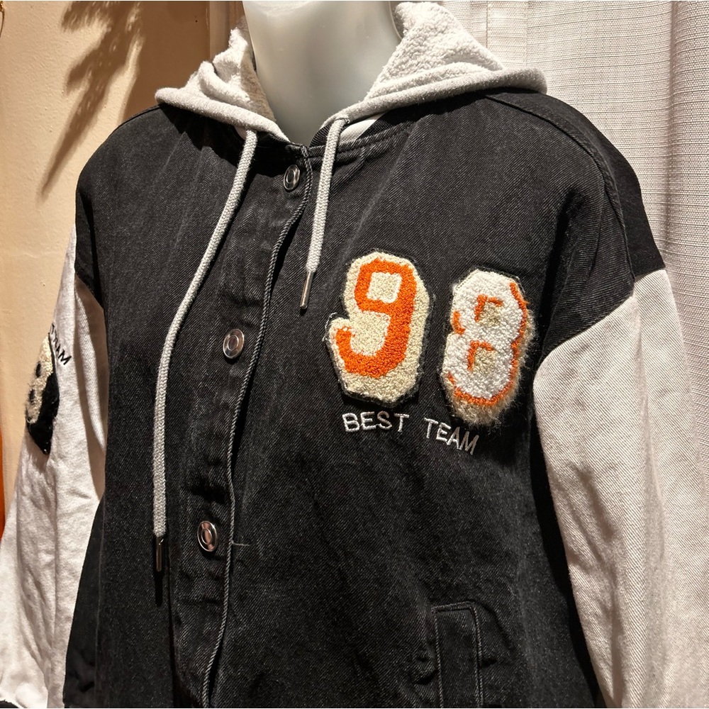 Varsity Denim Jacket